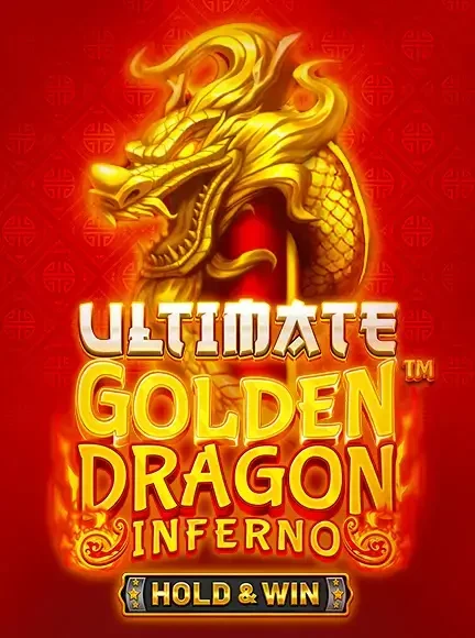 Ultimate Golden Dragon Inferno - Hold & Win pokie by Betsoft: cover art