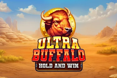 Ultra Buffalo Hold and Win pokie by Booming Games: cover art