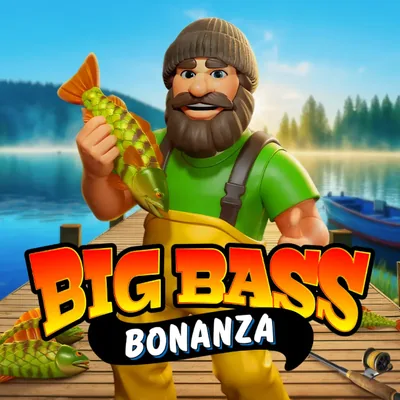 Big Bass Bonanza pokie by Pragmatic Play: cover art