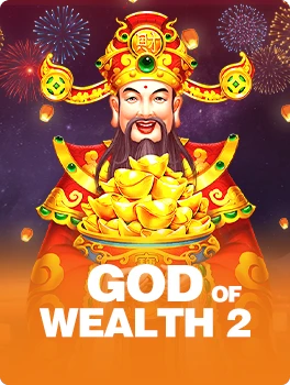 God of Wealth 2 pokie by VPower: cover art